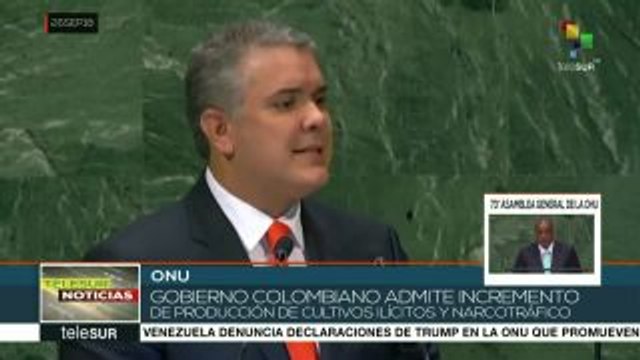 Reconoce Colombia ante ONU aumento de cultivos ilícitos y narcotráfico