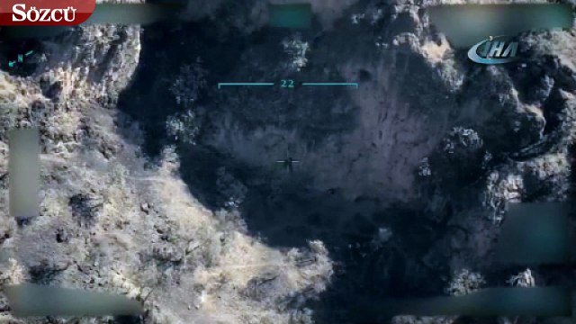 Irak'ın kuzeyine hava harekatı düzenlenerek terör inleri imha edildi