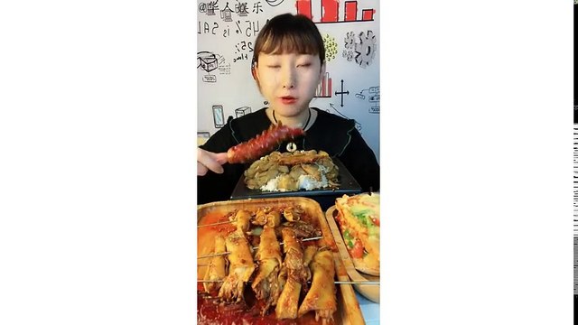 EATING SHOW COMPILATION CHINESE FOOD MUKBANG challenge Beauty eat strange food asian food NO 312