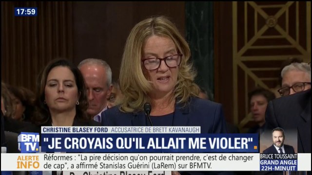 C'était mon devoir civique de relayer les informations que j'avais explique l'accusatrice de Brett Kavanaugh