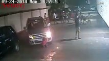 Young boy emerges miraculously unharmed after being run over by SUV