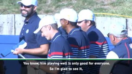 Tiger's resurgence is great for Team USA! - Dustin Johnson