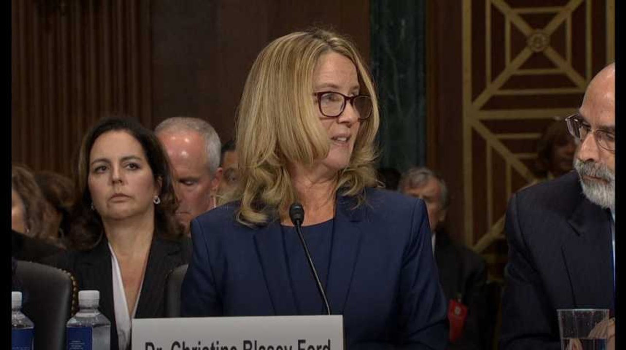 Christine Blasey Ford : "J'ai cru qu'il allait me violer"