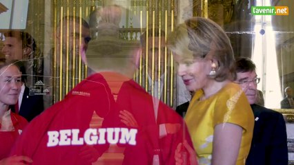 L'Avenir - Réception des athlètes médaillés au palais royal