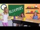 Fake Toy School BLOOPERS with Addy and Maya !!!