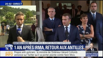 En visite aux Antilles Emmanuel Macron reconnait que "la pollution au chlordécone est un scandale environnemental"