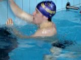 Arrivée 200 brasse - interclubs de natation à Fontaine