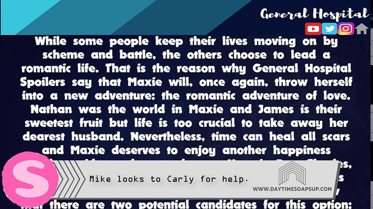 General Hospital spoilers: Should Maxie choose Peter or Michael for her new adventure of love?