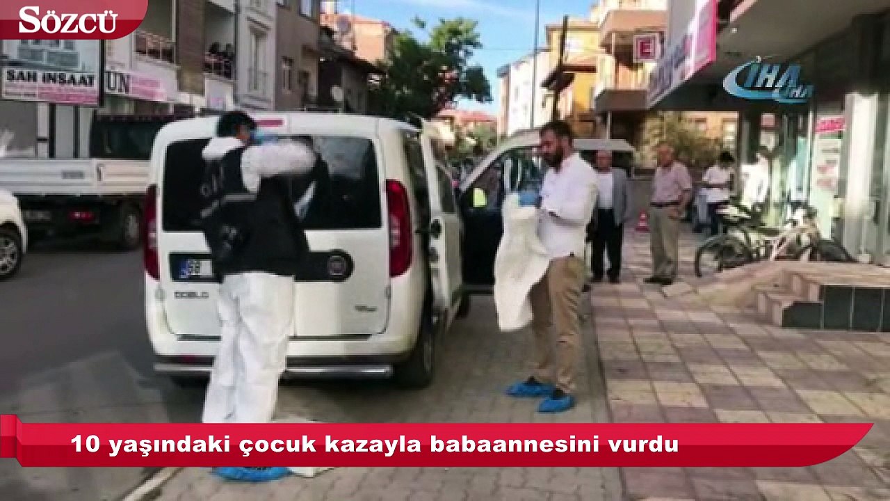 10 yaşındaki çocuk kazayla babaannesini vurdu