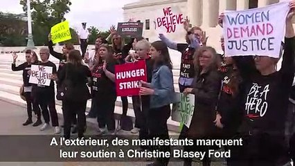 USA/juge Kavanaugh: "j'ai cru qu'il allait me violer", dit Ford