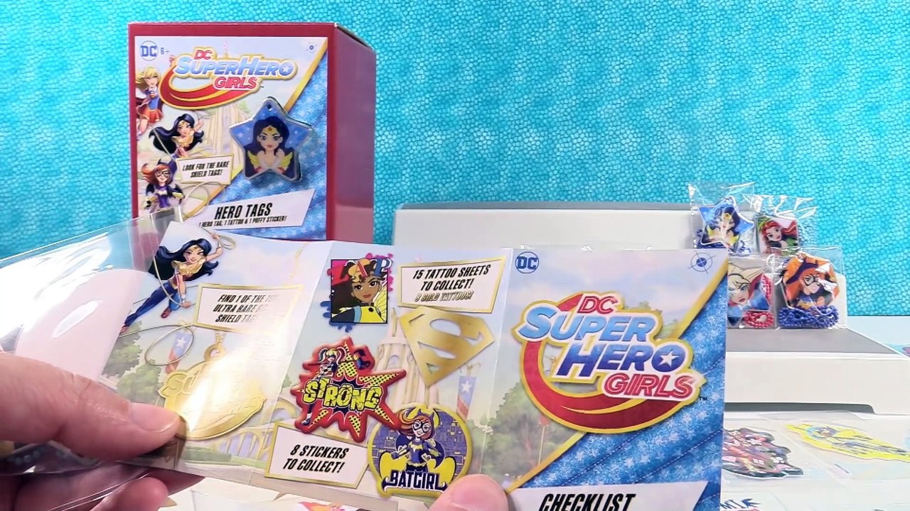 DC Super Hero Girls Fashion Tag Necklace Blind Bag Toy Review _ PSToyReviews