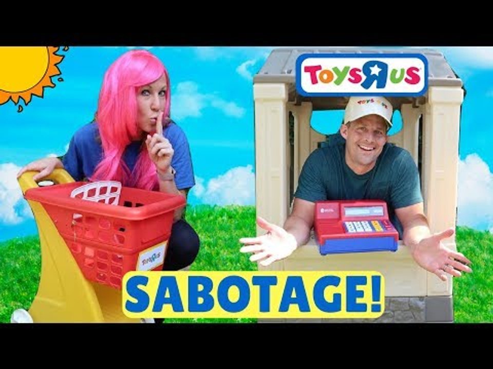 Fake Toys R Us Worker PRANKS Breaks and RUINS Other Store !!! - video ...