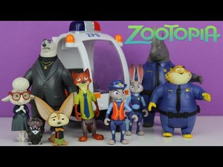 Meet the Toy Characters from Zootopia