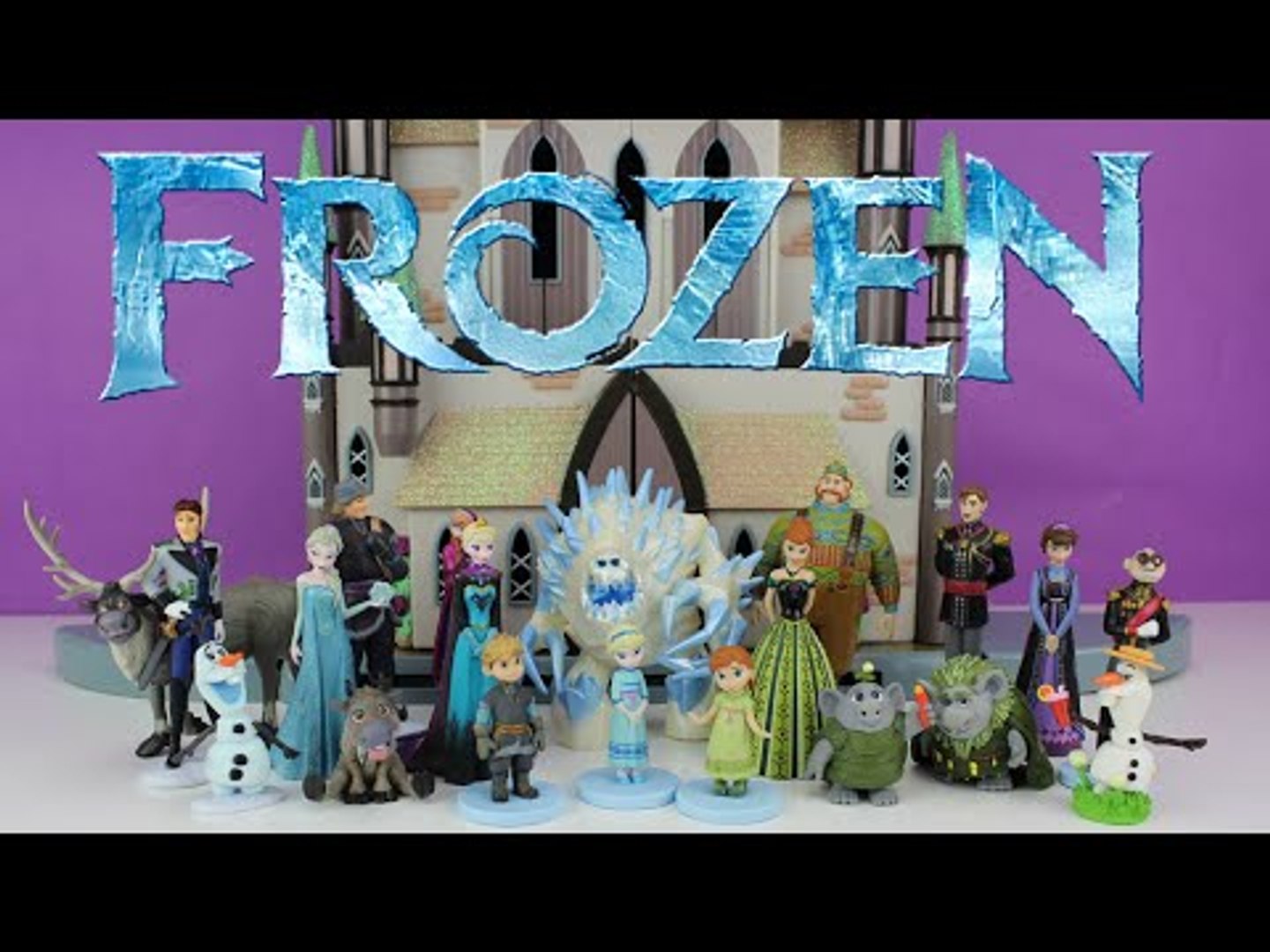 disney frozen mega figurine playset