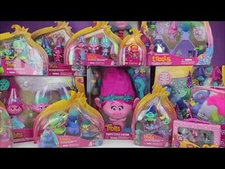 Trolls Mega Toy Haul  Unboxing Mania from DreamWorks' New 2016 Movie