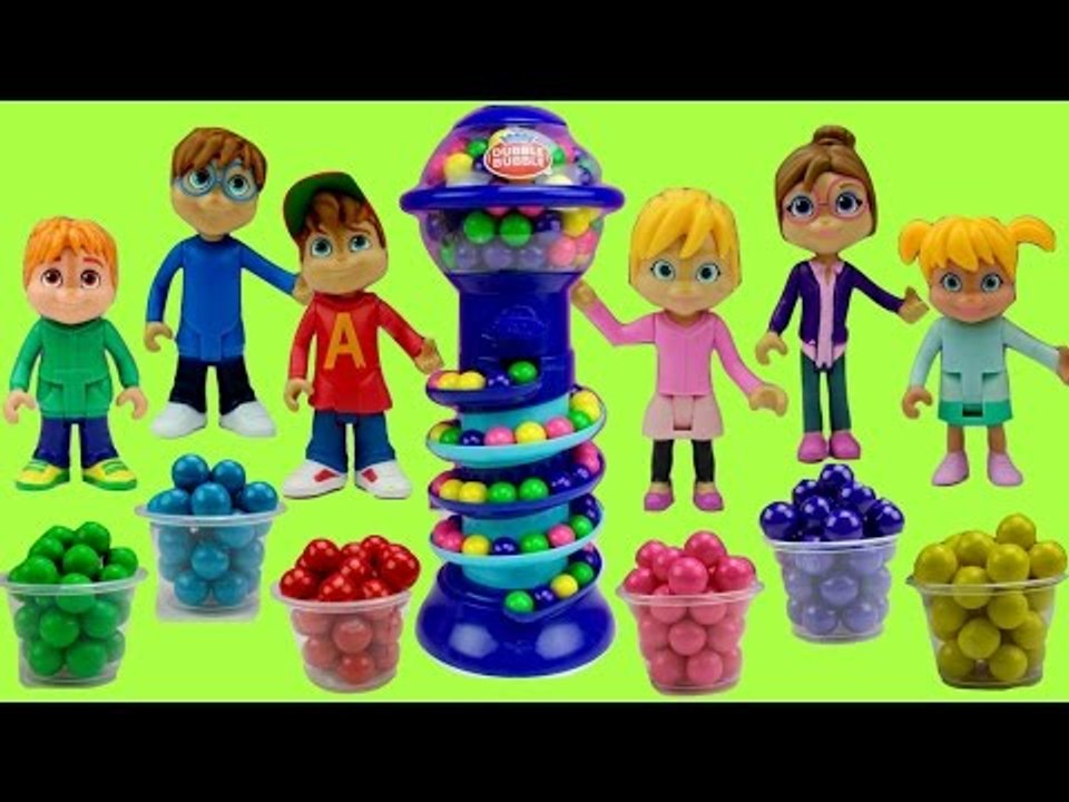 Alvin & the Chipmunks Gumball Surprise Best Color Learning Video