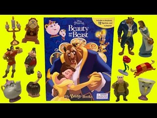 Beauty and the Beast  ~ My Busy Story Books ~ Toy Figures from 2017 Disney Movie