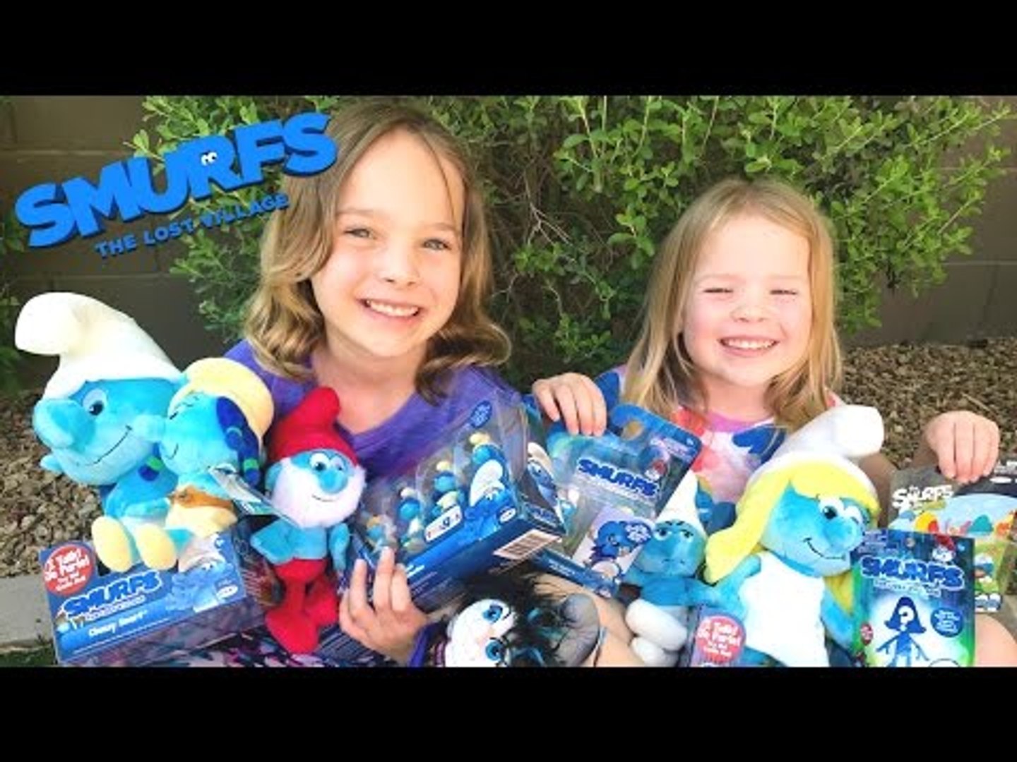 Smurfs Lost Village Toy Haul Hunt - NEW Toys from 2017 Movie w/ Addy & Maya  - video Dailymotion