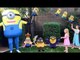 Silly Minion and Kids Play Outside ~ Tic Tac Toy Trailer