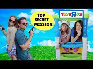 Addy & Jason Take Down the Pretend Toy Store !!!