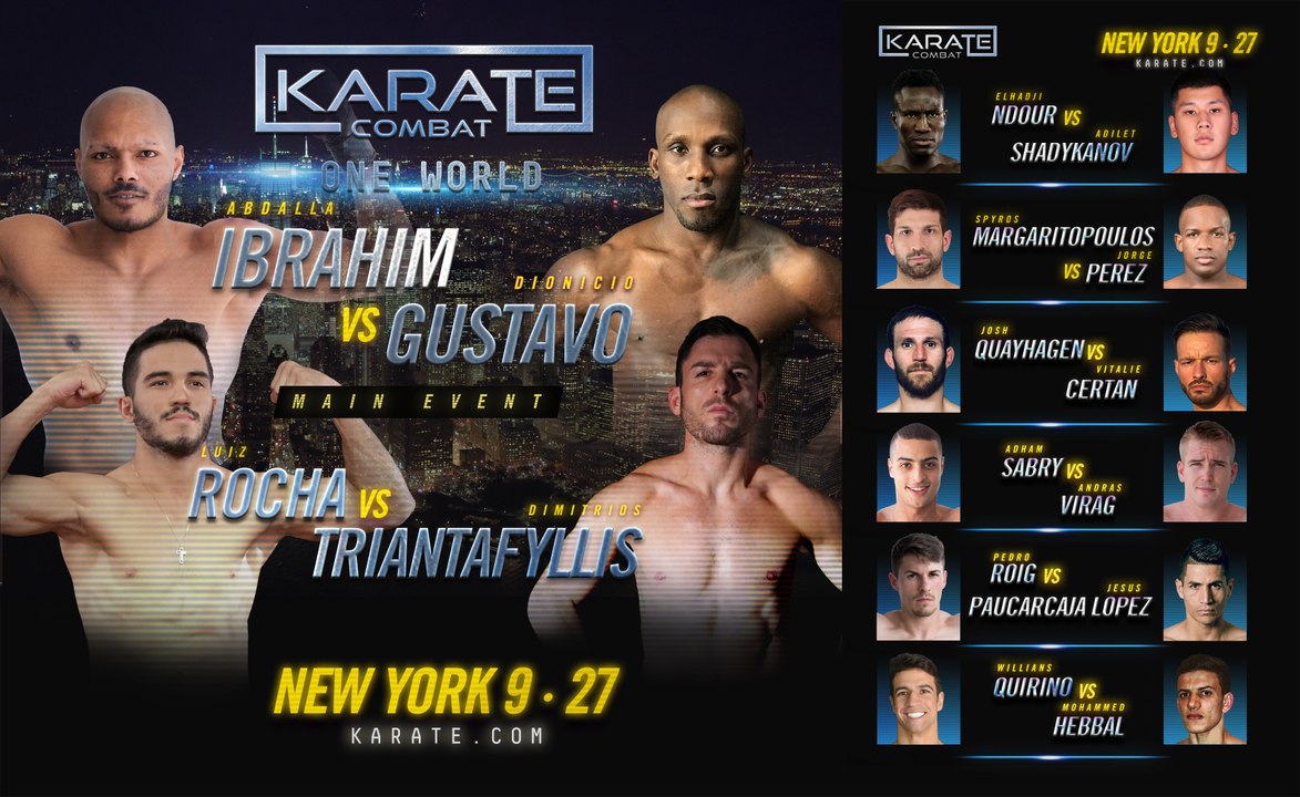 KARATE COMBAT: ONE WORLD Live on Sept. 27th, 2018 - 7:30pm EDT (2)