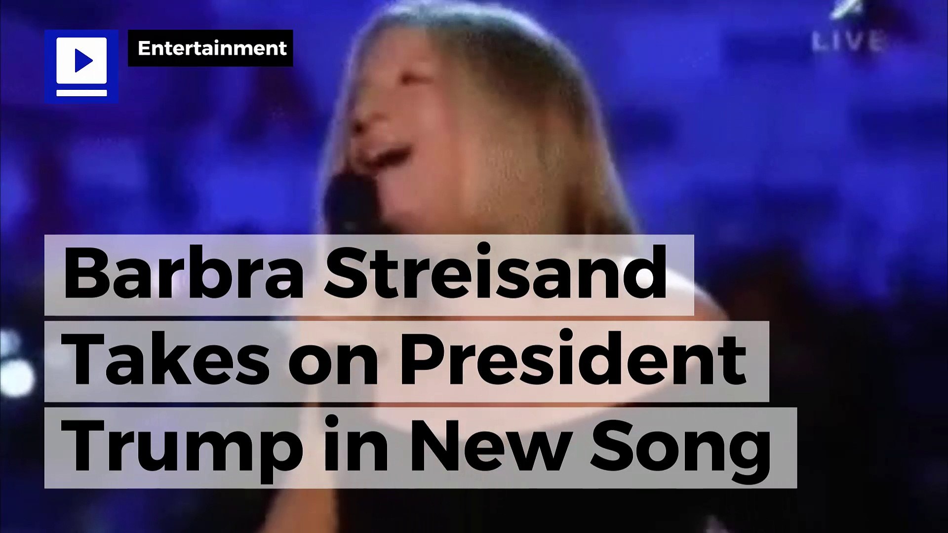 ⁣Barbra Streisand Takes on President Trump in New Song
