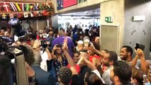 La Guadeloupe accueille son champion du monde !  Thomas Lemar est arrivé à Pointe-a-Pitre