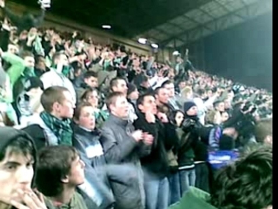 ASSE-PSG   NOUS SOMMES LES VERTS ET BLANCS