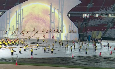 Persiapan Upacara Pembukaan Asian Para Games 2018