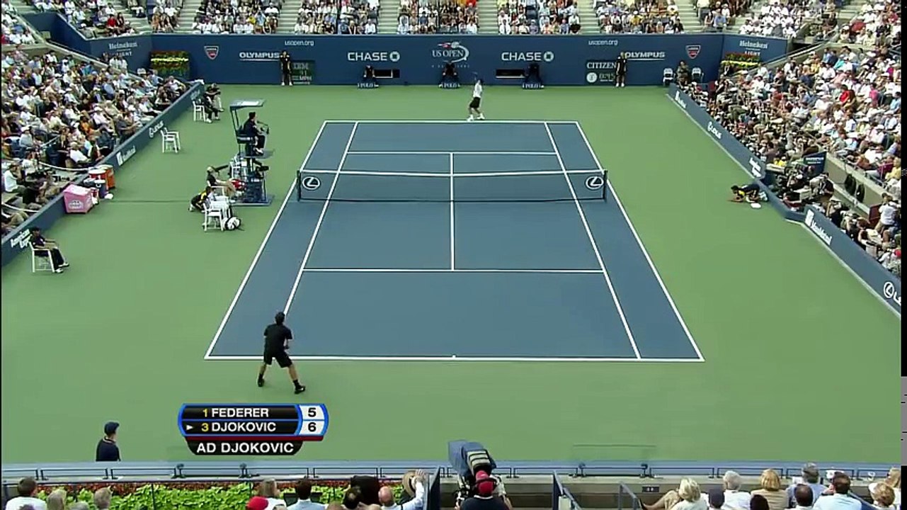 Federer vs Djokovic  US Open Final 2007
