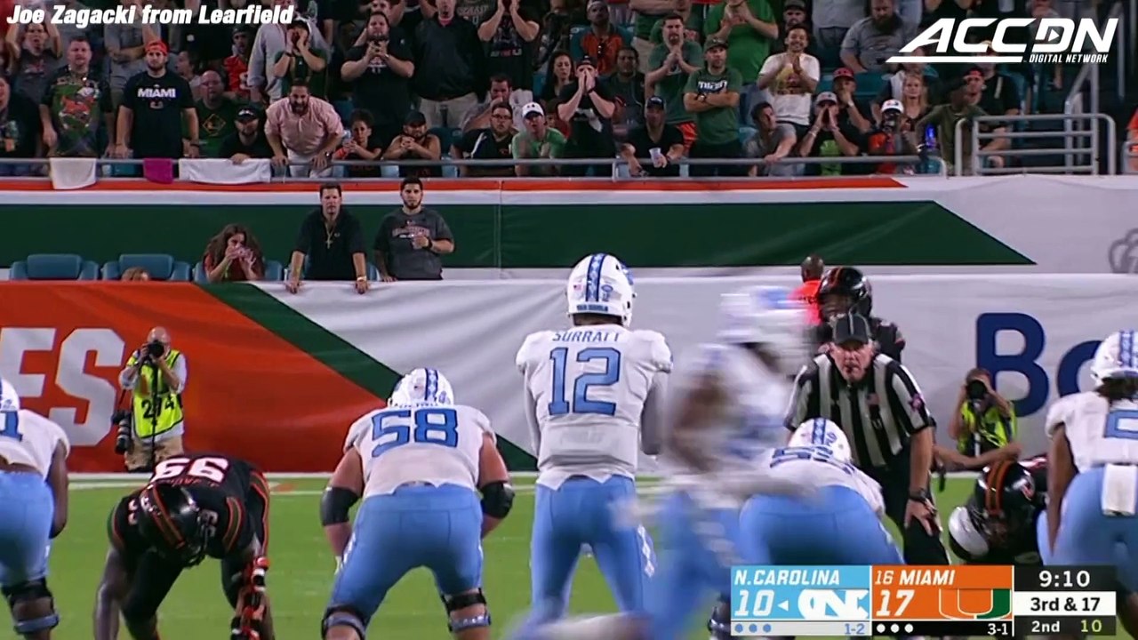 North Carolina vs. Miami Football Highlights (2018)
