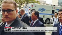 North Korea's top diplomat engages in active diplomacy at UN