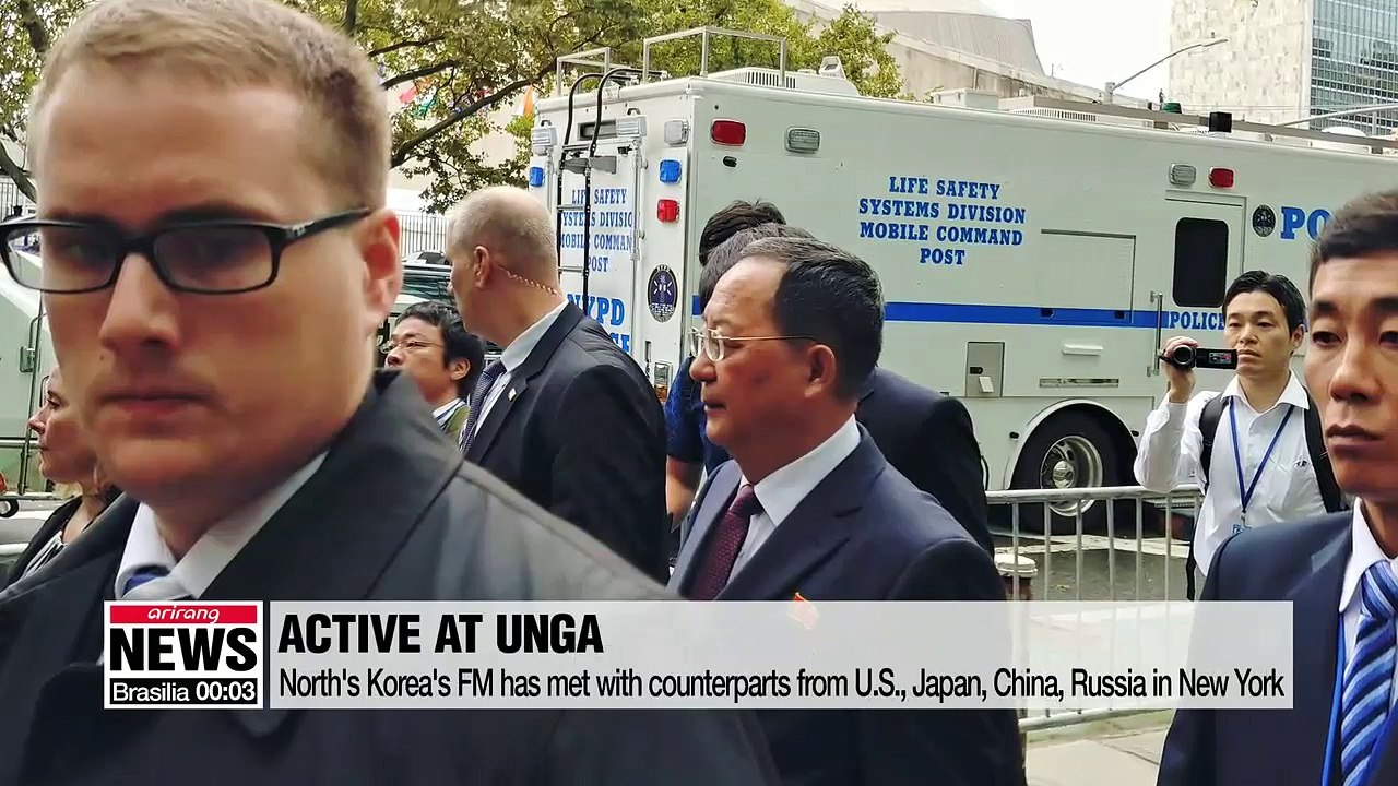 North Korea's top diplomat engages in active di...