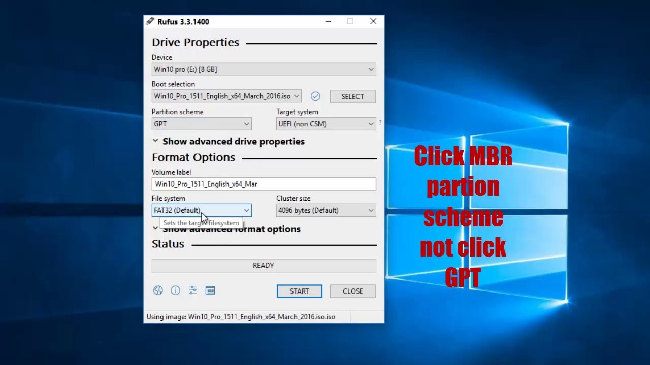 Rufus: How to Create Windows 10 Bootable USB Flash Drive  |  How to use Rufus to create a bootable USB drive to install  | New version of refuse 3.3 in 2018