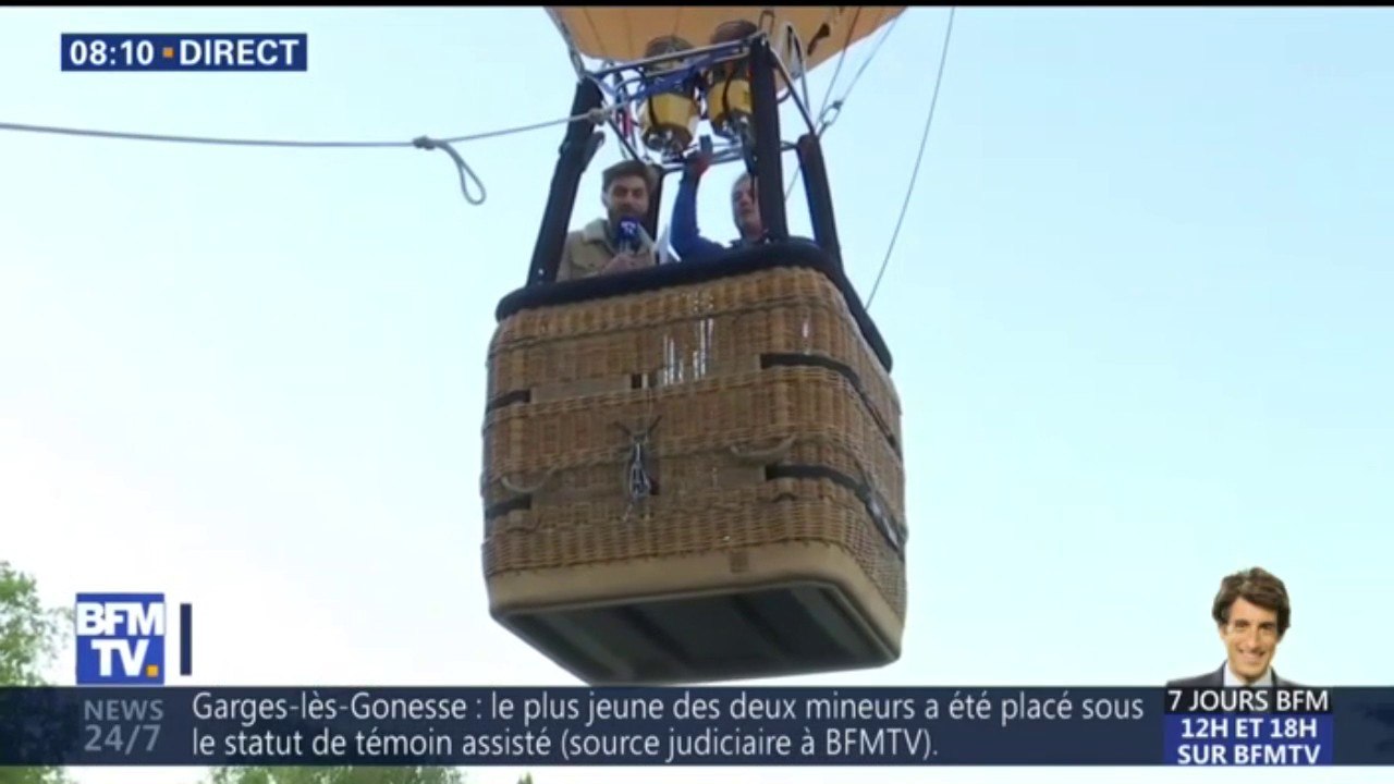 Le ballet des Montgolfières au-dessus de Rocamadour