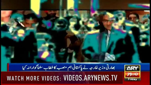 India's Sushma Swaraj leaves foreign ministers' session midway