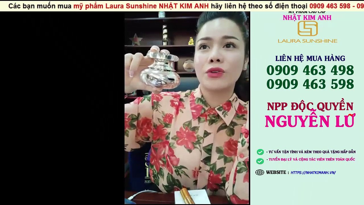 Cách phân biệt hàng giả và thật mỹ phẩm laura sunshine ca sĩ nhật kim anh