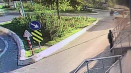 İstanbul'da Beton Pompası Dehşeti Kamerada