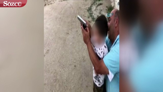 Maganda baba 4 yaşındaki oğluna ateş ettirdi
