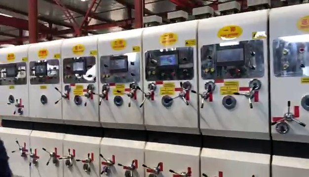 Automatic four color printer slotter die cutter folder gluer with auto bundle machine.