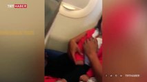 Meksika uçağında yolcular türbülans nedeniyle hastanelik oldu