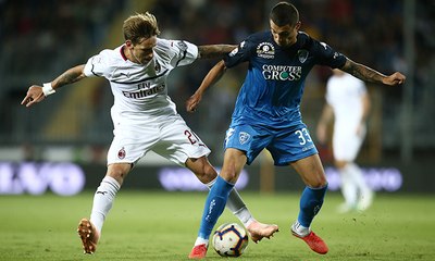 Rossoneri ficam no empate com o Empoli: 1-1