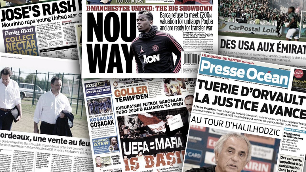 José Mourinho s’est trouvé une nouvelle victime de choix à Manchester United, la Turquie crie au scandale pour l’Euro 2024