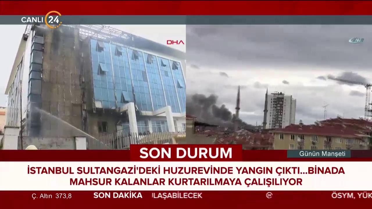 İstanbul'da huzurevinde yangın