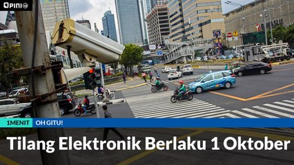 #1MENIT | Tilang Elektronik Berlaku 1 Oktober