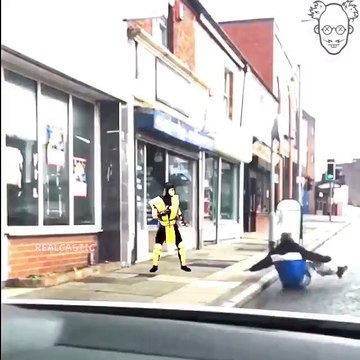 Mortal Kombat en pleine rue