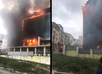 Sultangazi'de Huzurevi Alev Alev Yandı