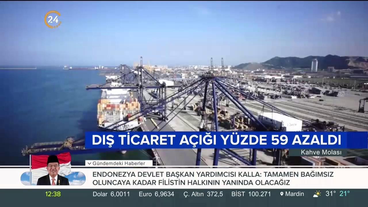 Dış ticaret açığı yüzde 59 azaldı