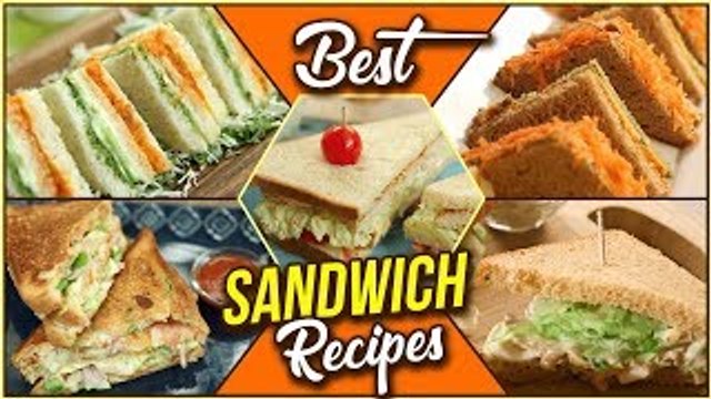 BEST Sandwich Recipes In Hindi - Quick & Easy To Make Sandwich Recipes - Street Food - Swaad Anusaar