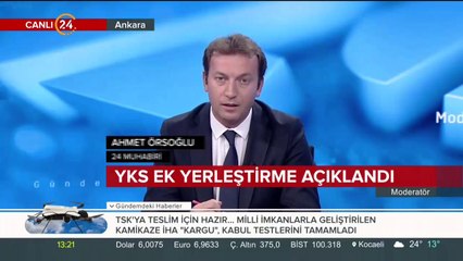 YKS'de ek yerleştirme açıklandı